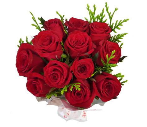 Bouquet 12 Rosas Vermelhas
