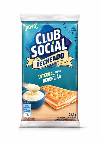 Biscoito Salgado Club Social Recheado