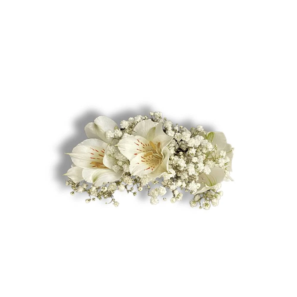 Tiara Floral Noiva Brisa Suave