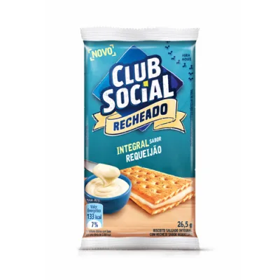 Biscoito Salgado Club Social Recheado