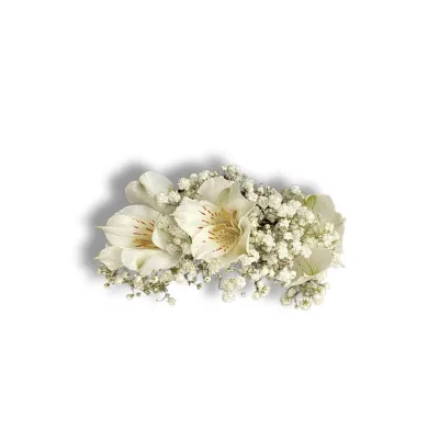 Tiara Floral Noiva Brisa Suave
