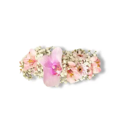 Tiara Floral Encanto Rosé