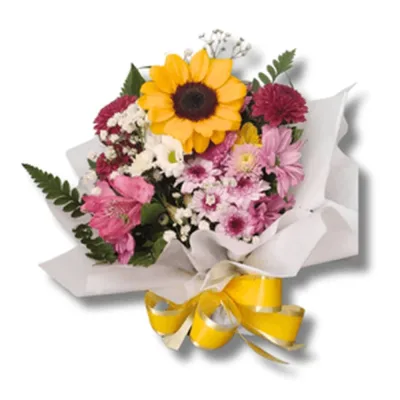 Ramalhete 12 Rosas e Mini Rosas (03 Cores)
