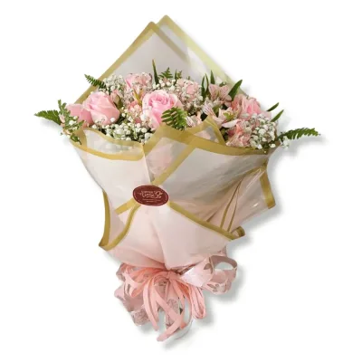 Buquê Rosa Doce Encanto