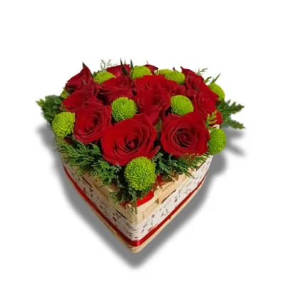 Coração de Rosas Vermelhas